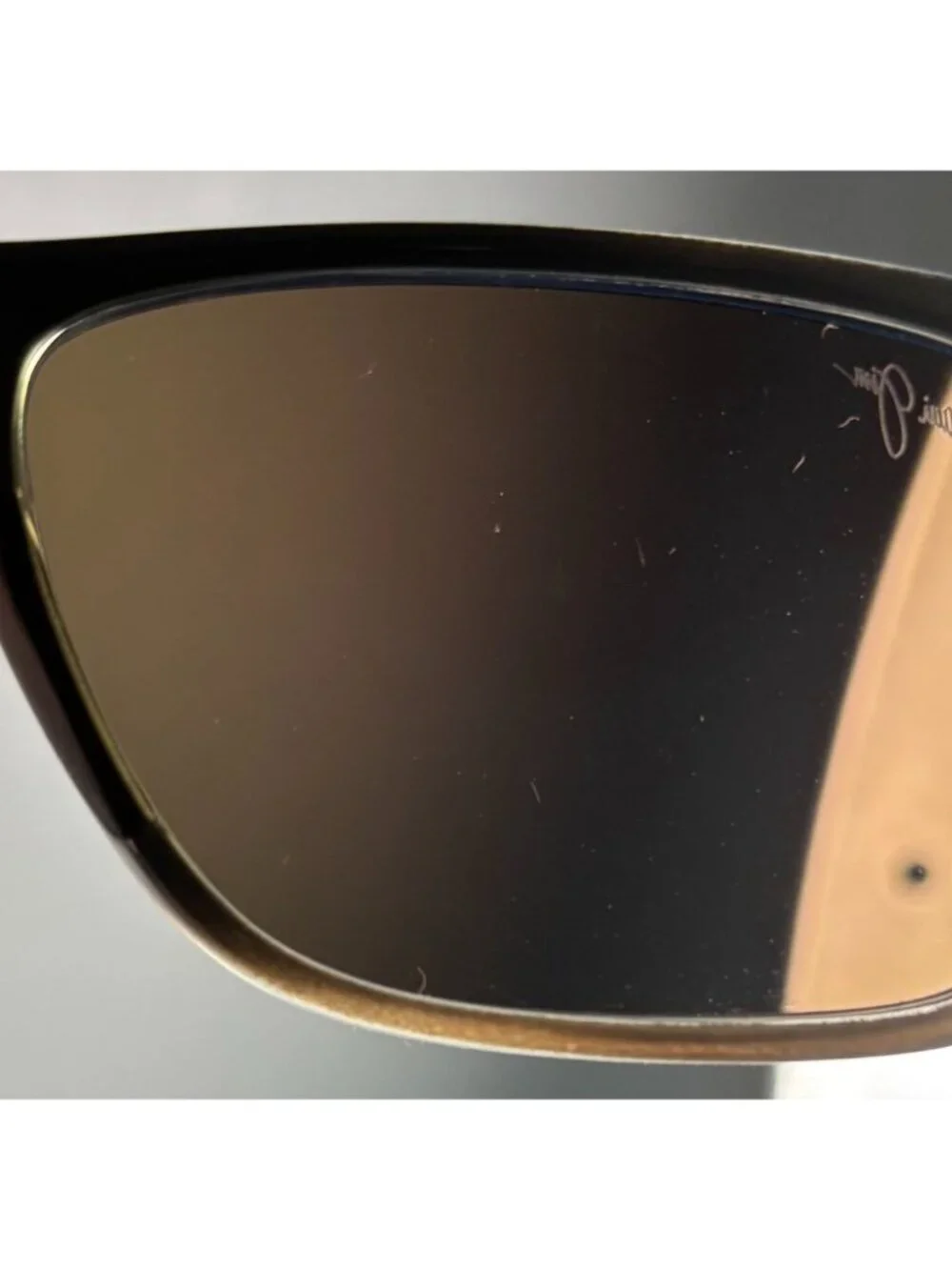 Maui Jim Onshore MJ 798-03S Blue Black Stripe Fade / Blue Hawaii Lens